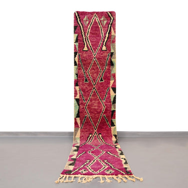 Vintage Runner Moroccan Rug 2.2 x 11.6 feet / 69 x 355 cm - Ettilux Home